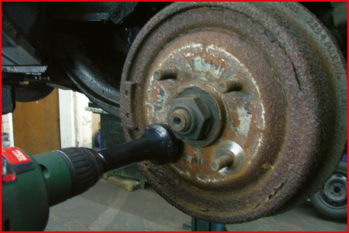 Boutschijf naaf slijpset