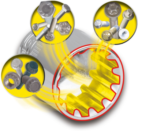 3/8"+1/2" TRIPLEplus dopsleutelset