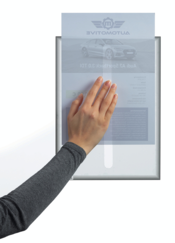 Durable Zichthoes met praktische magneetstrook, DIN A4, statisch hechtend door adhesie