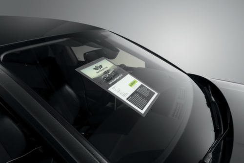 Durable Zichthoes met praktische magneetstrook, DIN A4, statisch hechtend door adhesie