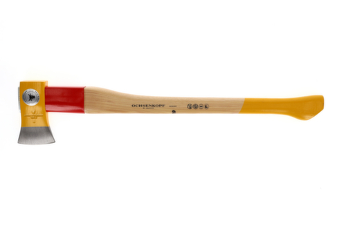 OX 648 H-1257 SPALT-FIX-Axe ROTBAND-PLUS met 70cm hickory handvat