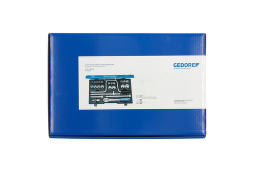 D 19 TMU-10 Dopsleutelset 1/2" 25-delig UD 10-32 mm