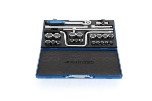 D 19 TMU-10 Dopsleutelset 1/2" 25-delig UD 10-32 mm