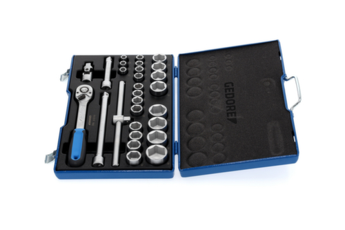 19 VMU-10 Dopsleutelset 1/2" 28-delig zeskant 10-36 mm