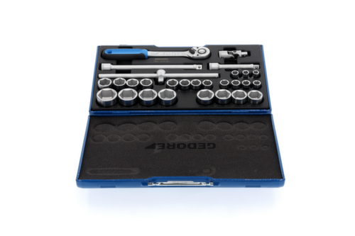 19 VMU-10 Dopsleutelset 1/2" 28-delig zeskant 10-36 mm