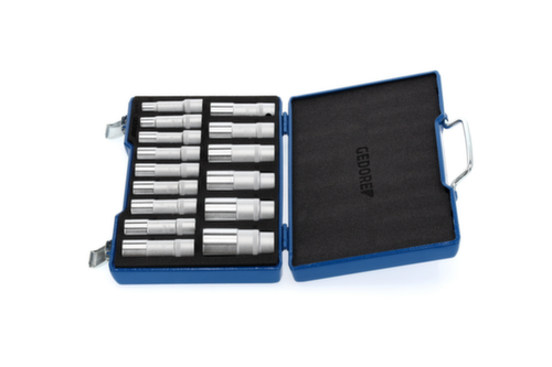 GEDORE D 19 L-015 dopsleutelset 1/2" 15-delig UD 10-32 mm