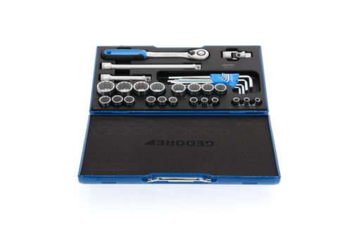 D 19 WAU-20 Dopsleutelset 1/2" 31-delig UD 5/16-1.1/4"