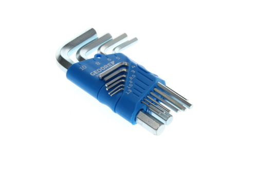 GEDORE H 42-10 Inbussleutelset in houder 10 stuks 1,3-10 mm