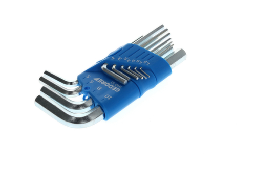 GEDORE H 42-10 Inbussleutelset in houder 10 stuks 1,3-10 mm