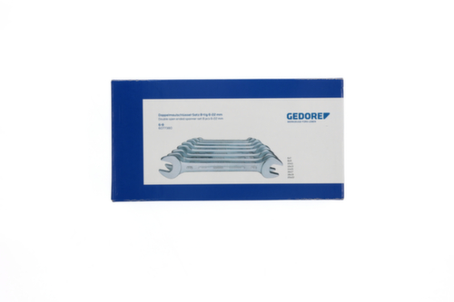 GEDORE 6-8 dubbelsleutelset 8 stuks 6-22 mm