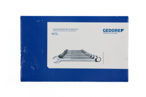 GEDORE 1 B-011 Combinatiesleutelset 11-delig 8-22 mm