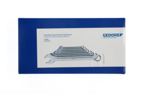 7-080 Combinatiesleutelset 8-delig UD profiel 8-19 mm