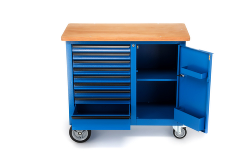 GEDORE 1504 0810 Mobiele werkbank met 9 laden