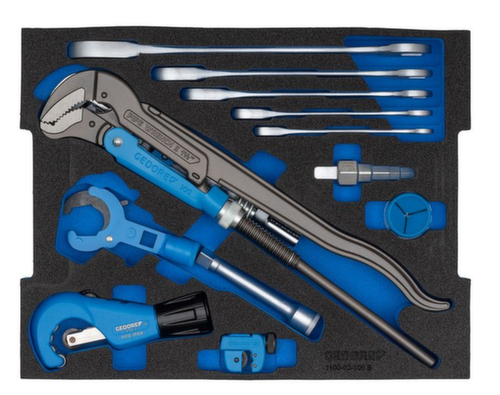 GEDORE 1100-03 GEDORE L-BOXX 136 met 44-delig sanitair assortiment