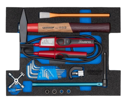 GEDORE 1100-03 GEDORE L-BOXX 136 met 44-delig sanitair assortiment