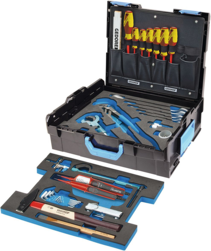 GEDORE 1100-03 GEDORE L-BOXX 136 met 44-delig sanitair assortiment