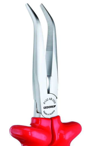 VDE 8132 AB-200 VDE Platneus tang met gedipte isolatie 200 mm