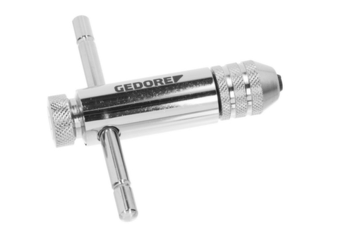 8551 TGZ-1 Gereedschapshouder met ratel en centreeroog maat 1 M3-M10