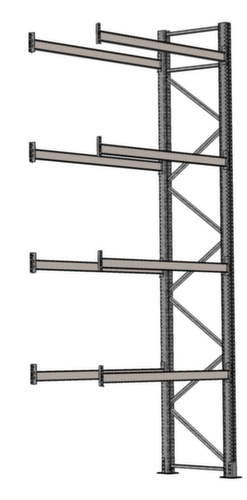 SCHULTE Palletstelling voor 15 pallets, 2825 mm breed, 5 opslagniveaus