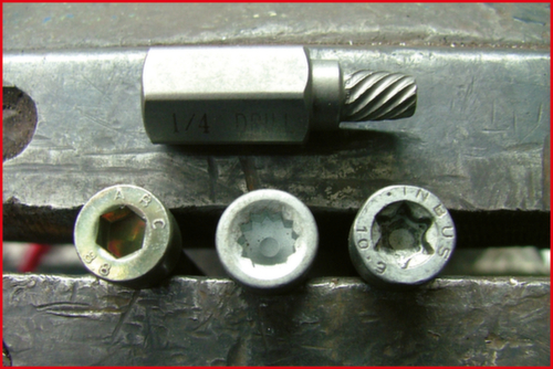 KS Tools Spiral screw and bolt extractor set