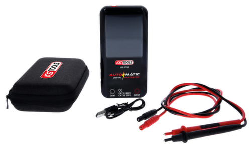 KS Tools Automatic digital multimeter incl. test probes