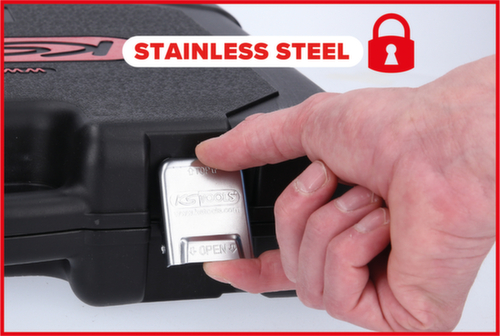 KS Tools 1/4"+3/8"+1/2" socket set