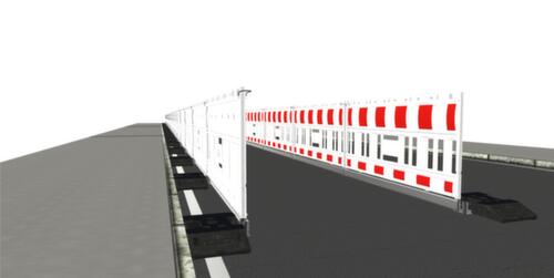 Schake beschermlijst voor blinden en slechtzienden voor afzethek