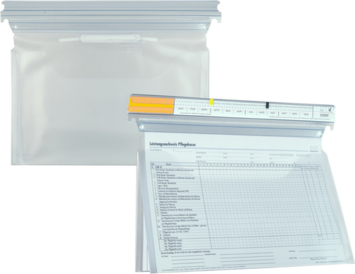 EICHNER Insteekhoes voor afspraken, transparant, DIN A4