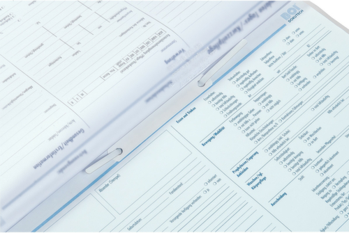 EICHNER Insteekhoes voor afspraken, transparant, DIN A4