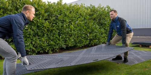 Vloerbeschermer EuroMat TTEM, lengte x breedte 2410 x 1200 mm