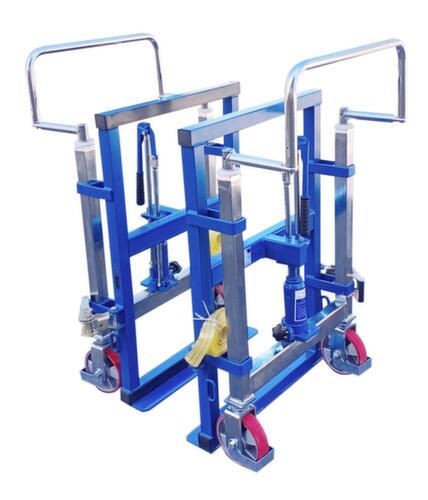 UDOBÄR Hydraulische hefroller, draagvermogen 1800 kg, hefhoogte 100 mm