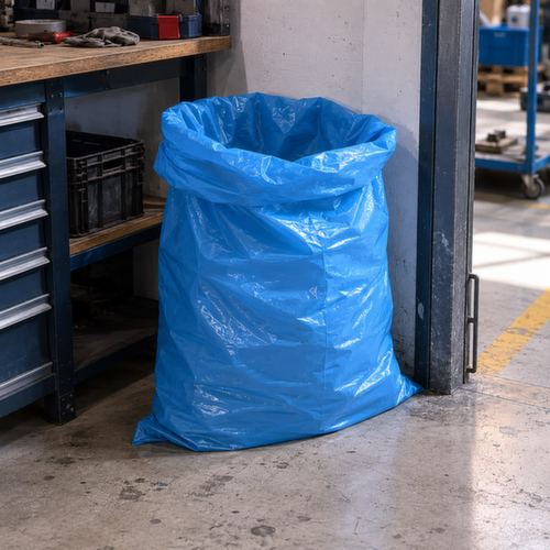 UDOBÄR Premium vuilniszak 100 stuks, 240 l, blauw