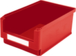 BITO zichtbak hoog belastbaar, rood, diepte 500 mm, polypropyleen