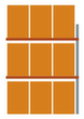 META Palletstelling MULTIPAL voor 9 pallets, 2785 mm breed, 3 opslagniveaus