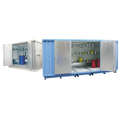 Stockage de matières dangereuses à l'extérieur