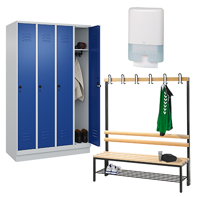 Inrichting van personeelsruimte