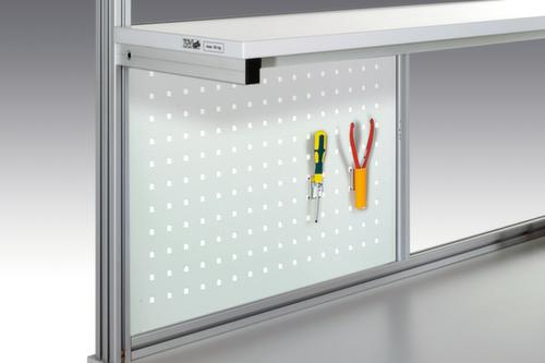 Treston Plaque perforée H 500 mm pour poste de travail