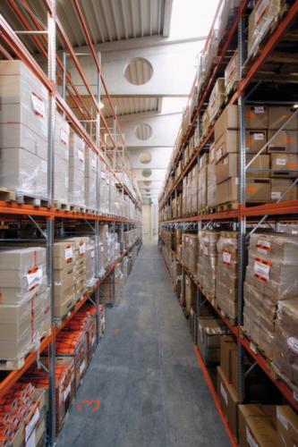 META Rayonnage à palettes MULTIPAL pour 9 palettes, largeur 2870 mm, 3 niveaux de stockage