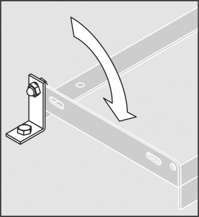 Fixation au sol pour support de bicyclette