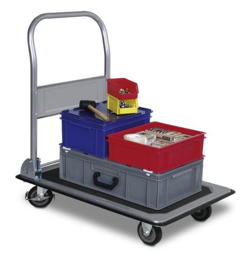 Chariot avec barre de poussée pliable force max. 300 kg