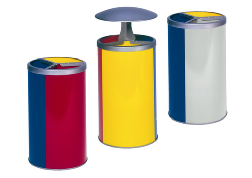 VAR Station de collecte de matières recyclables avec 3x30 l