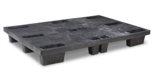 Palette gerbable plastique avec 9 pieds