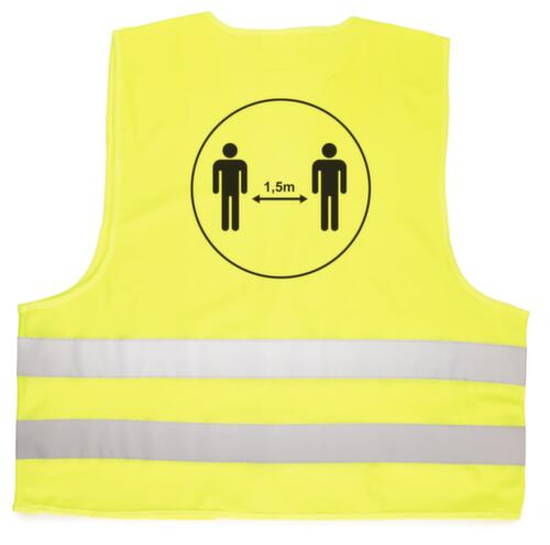 Gilet de sécurité avec impression « 1,5 m »