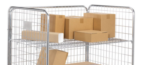 Plancher en grille pour les conteneurs roulants