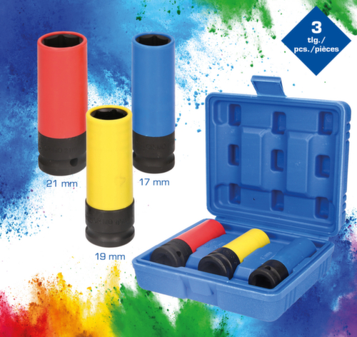 Brilliant Tools Jeu de douilles électriques pour jantes en alliage 1/2"