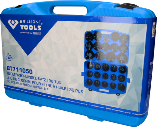 Brilliant Tools Jeu de clés pour filtres à huile