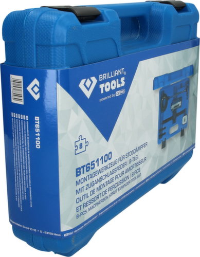 Brilliant Tools Outil de montage pour amortisseur avec ressort d'arrêt de tension