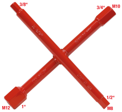 KS Tools Clé de croix sanitaire