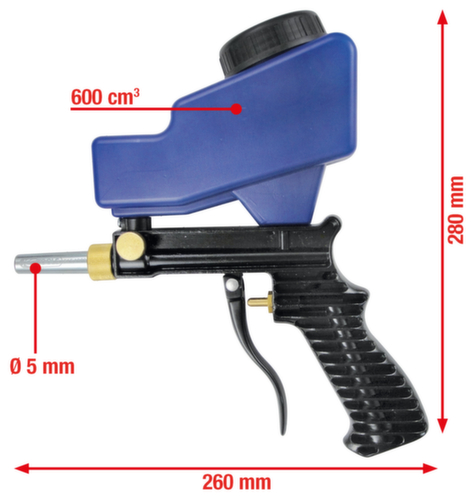 KS Tools Pistolet de sablage à air comprimé