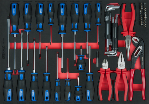 KS Tools Jeu de pinces et tournevis